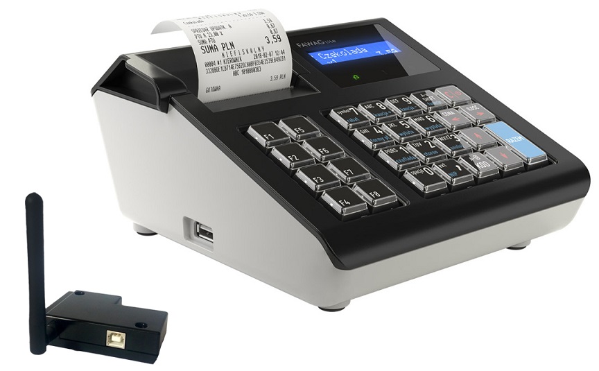 Kasa fiskalna online z kartą bezprzewodową WiFi