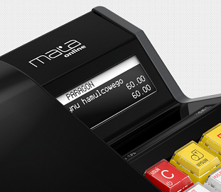 LCD w kasie fiskalnej Mała Online