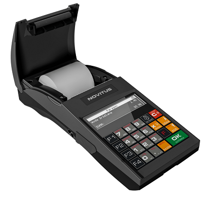 Opakowania zwrotne. Novitus Neo Online GSM24 - kasa z własnym internetem.