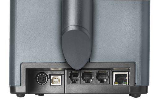 Złącza drukarki fiskalnej. porty drukarki.